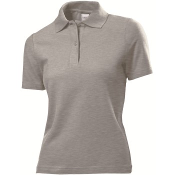 Stedman Polo Women Gråmelerad bomuld Small Dame Stedman Polo Women Gråmelerad bomuld Small Dame