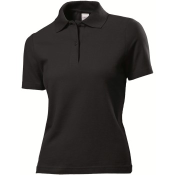 Stedman Polo Women Sort bomuld Small Dame Stedman Polo Women Sort bomuld Small Dame