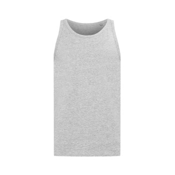 Stedman Tank Top For Men Gråmelerad bomuld Small Herre Stedman Tank Top For Men Gråmelerad bomuld Small Herre