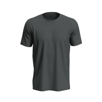 Stedman Unisex Lux T Grå/Mørkegrå bomuld Small Stedman Unisex Lux T Grå/Mørkegrå bomuld Small