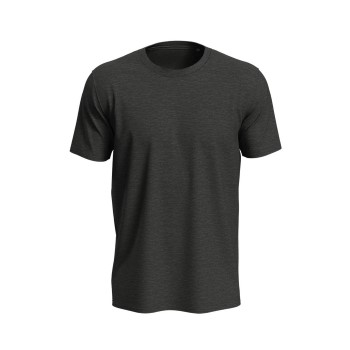 Stedman Unisex Lux T Mørkgrå bomuld Small Stedman Unisex Lux T Mørkgrå bomuld Small