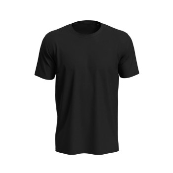 Stedman Unisex Lux T Sort bomuld Small Stedman Unisex Lux T Sort bomuld Small