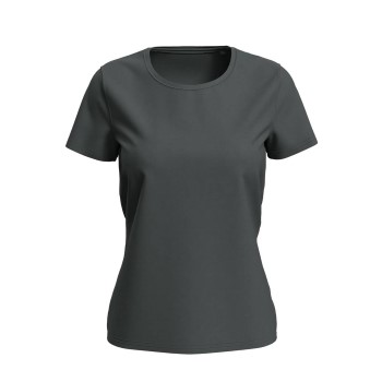 Stedman Women Lux T Grå/Mørkegrå bomuld Small Dame Stedman Women Lux T Grå/Mørkegrå bomuld Small Dame