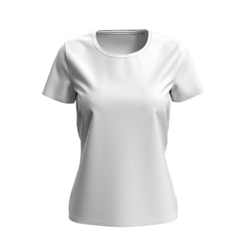 Stedman Women Lux T Hvid bomuld Small Dame Stedman Women Lux T Hvid bomuld Small Dame