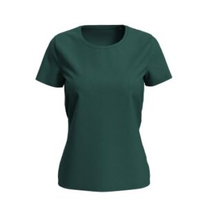 Stedman Women Lux T Mørkgrøn bomuld Small Dame