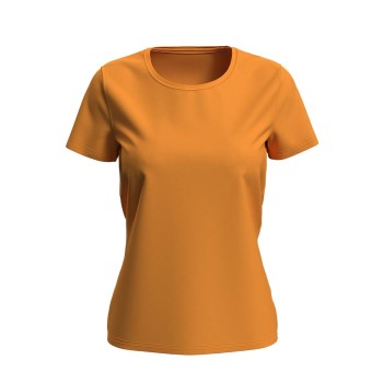 Stedman Women Lux T Orange bomuld Small Dame Stedman Women Lux T Orange bomuld Small Dame