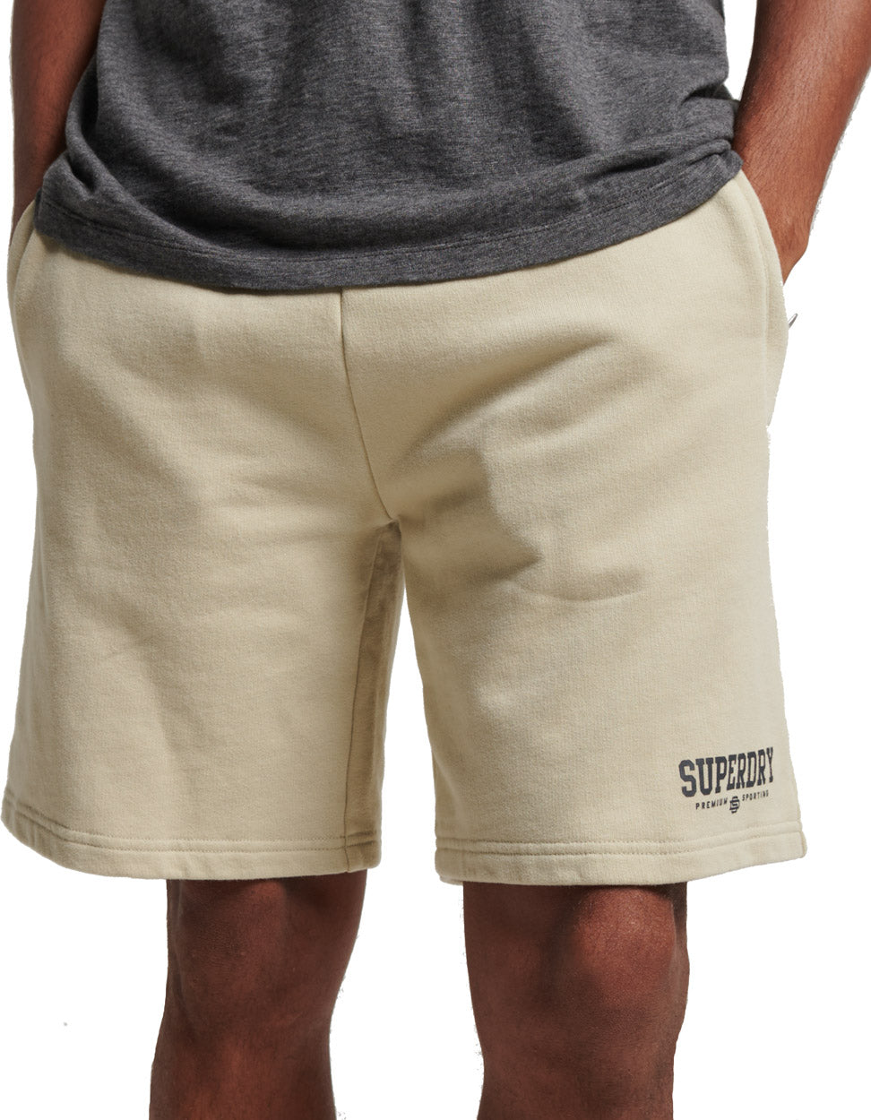Superdry Code Core Sport Shorts Herre Brun Superdry Code Core Sport Shorts Herre Brun