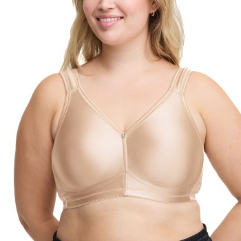 Swegmark BH Shine Soft Bra Moulded Cups Beige polyamid B 75 Dame Swegmark BH Shine Soft Bra Moulded Cups Beige polyamid B 75 Dame