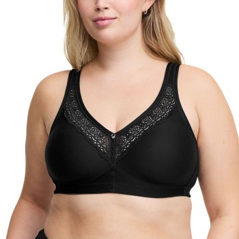 Swegmark BH Stars Cotton Soft Bra Moulded Cups Sort B 75 Dame Swegmark BH Stars Cotton Soft Bra Moulded Cups Sort B 75 Dame