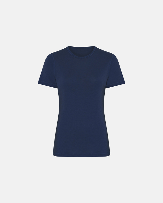 T-shirt | 100% merino uld | Navy T-shirt | 100% merino uld | Navy