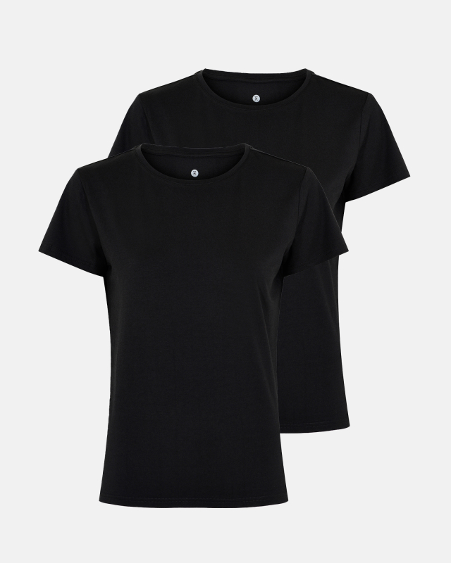 T-shirt 2-pak | Bambusviskose | Sort T-shirt 2-pak | Bambusviskose | Sort
