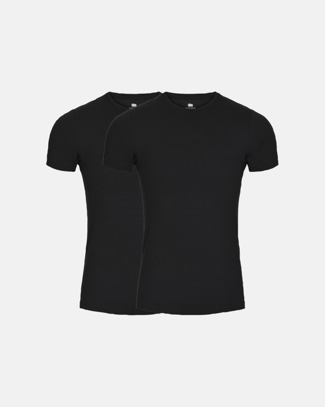 T-shirt 2-pak | Bambusviskose | Sort T-shirt 2-pak | Bambusviskose | Sort