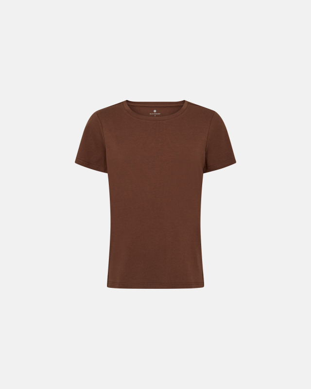 T-shirt | Bambusviskose | Brun T-shirt | Bambusviskose | Brun