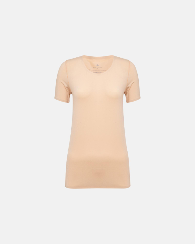 T-shirt | Recycled polyester | Nude T-shirt | Recycled polyester | Nude