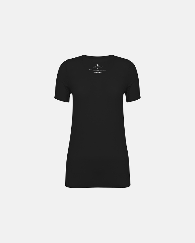 T-shirt | Recycled polyester | Sort T-shirt | Recycled polyester | Sort
