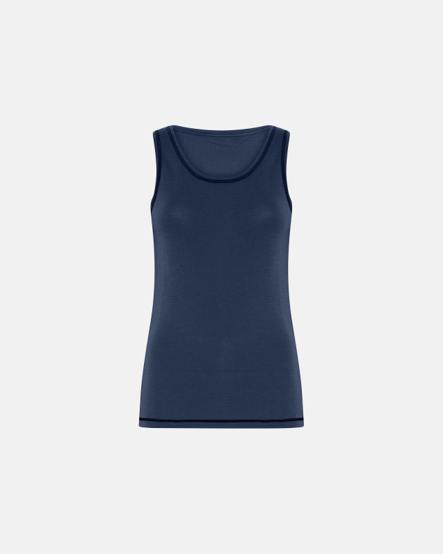 Tanktop | 100% merino uld | Navy Tanktop | 100% merino uld | Navy