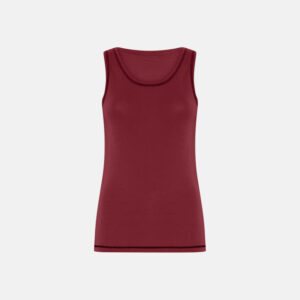 Tanktop | 100% merino uld | Rød