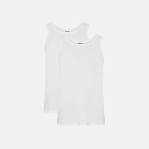 Tanktop 2-pak | 100% økologisk bomuld | Hvid