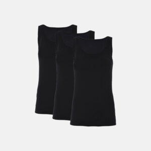 Tanktop 3-pak | GOTS bomuld | Sort
