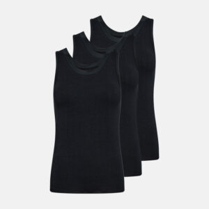 Tanktop 3-pak | Økologisk bambusviskose | Sort