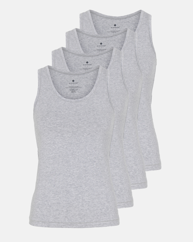 Tanktop 4-pak | Bambusviskose | Grå Tanktop 4-pak | Bambusviskose | Grå