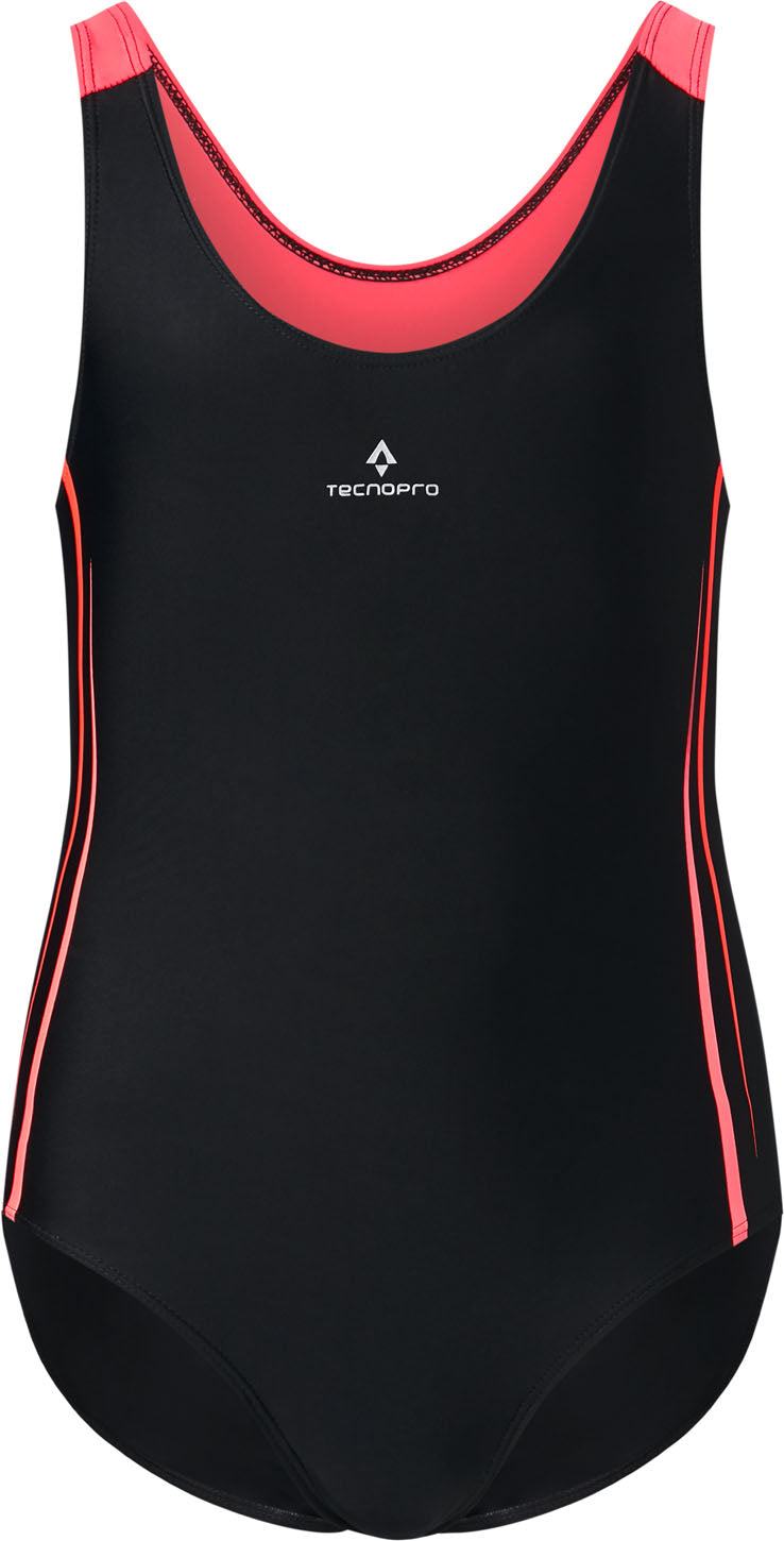 Tecnopro Rabia Badedragt Junior Dame 116 Sort Tecnopro Rabia Badedragt Junior Dame 116 Sort