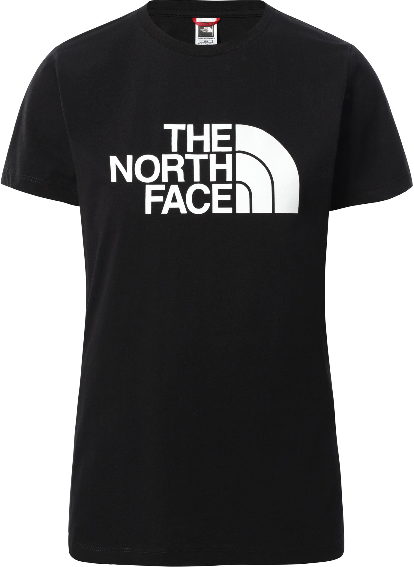 The North Face Easy Tshirt Dame Xs Sort The North Face Easy Tshirt Dame Xs Sort