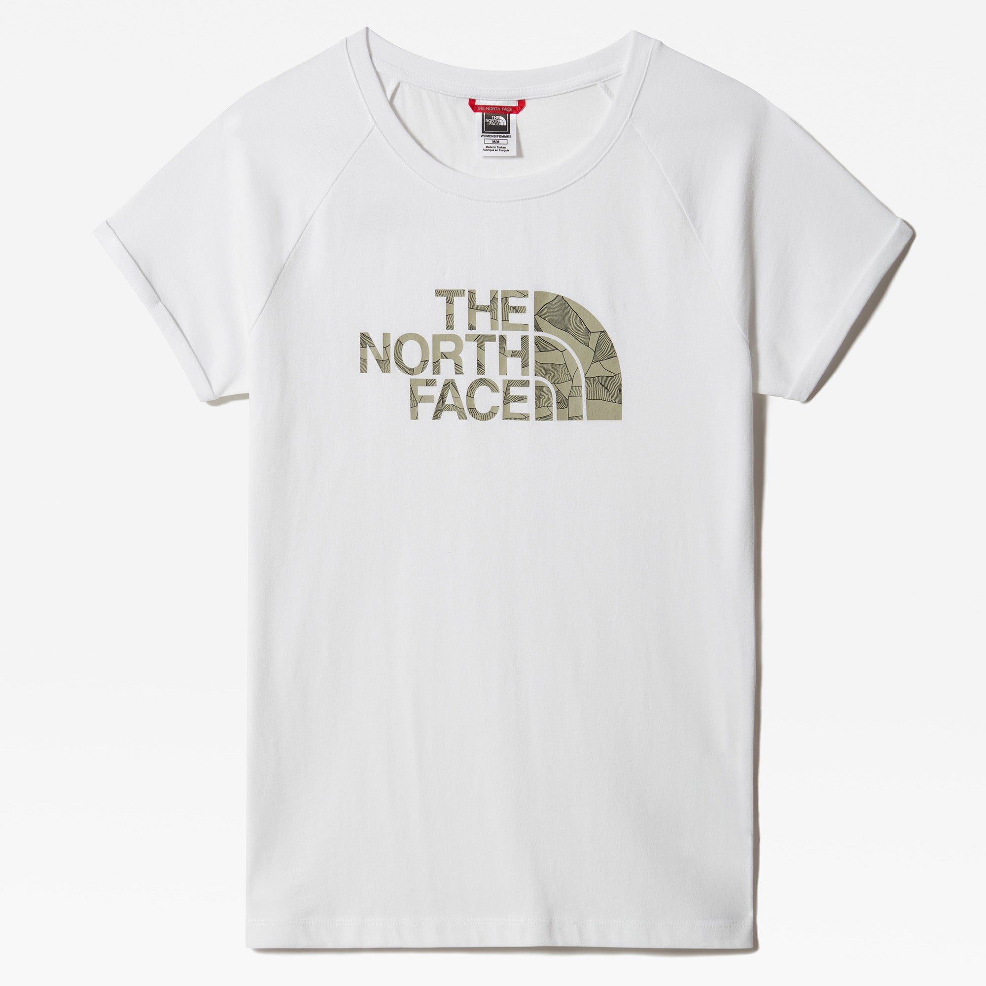 The North Face Odles Logo Tshirt Dame Hvid The North Face Odles Logo Tshirt Dame Hvid