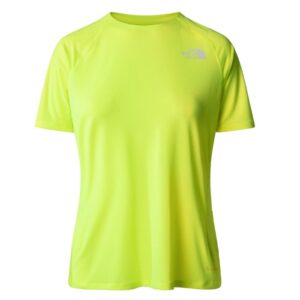 The North Face Summit High Trail Run T-shirt XS Dame - Gul, ideel til løb og udendørs eventyr