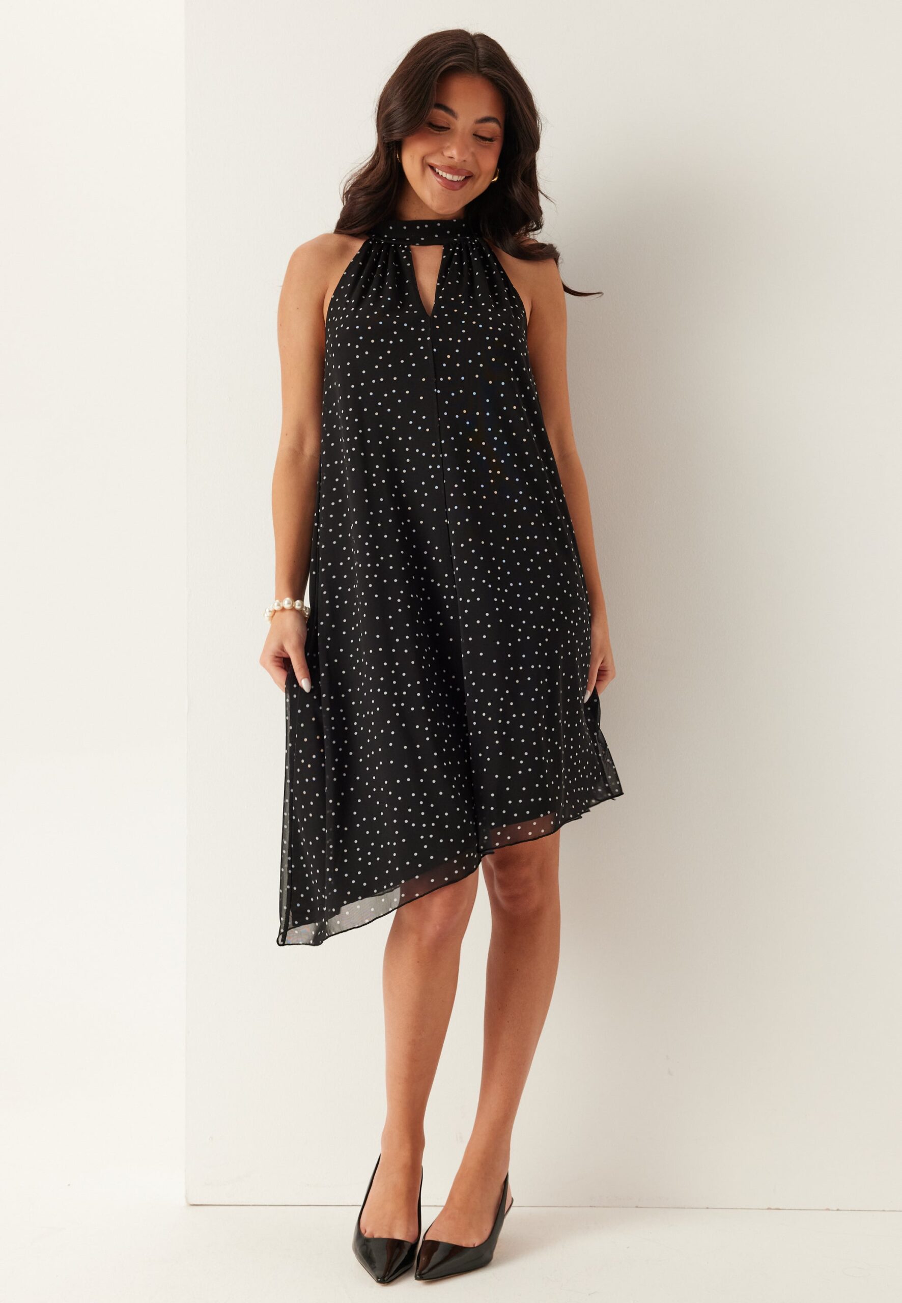Tie Reversible Short Mesh Dress Tie Reversible Short Mesh Dress