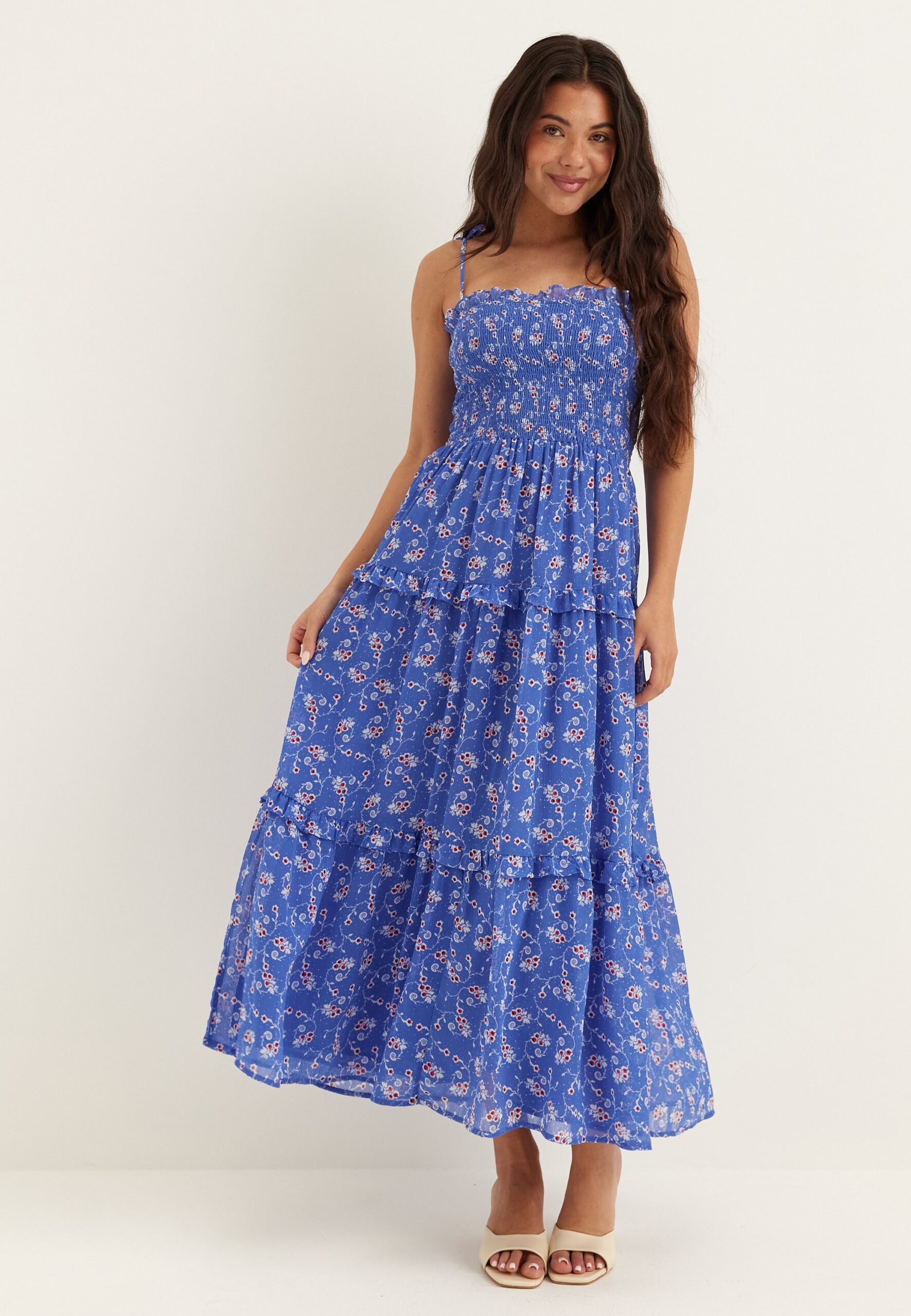 Tjw Aop Chiffon Maxi Dress Ext Tjw Aop Chiffon Maxi Dress Ext