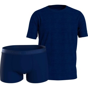 Tommy Hilfiger 2P Luxe Trunk And Tee Giftbox Marineblå Small Herre Tommy Hilfiger 2P Luxe Trunk And Tee Giftbox Marineblå Small Herre