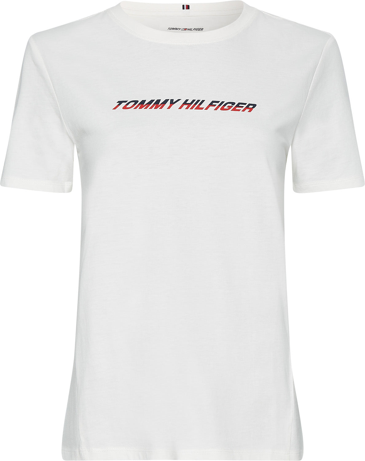 Tommy Hilfiger Regular Graphic Tshirt Dame Xs Hvid Tommy Hilfiger Regular Graphic Tshirt Dame Xs Hvid