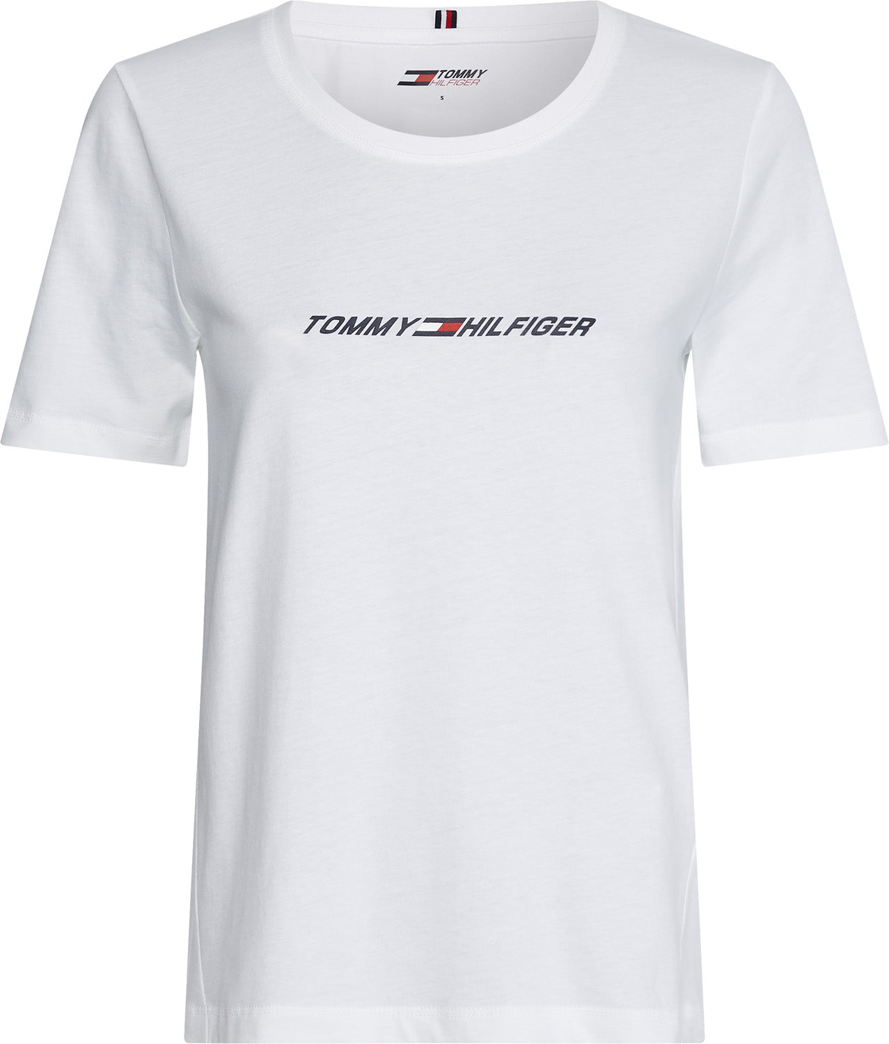 Tommy Hilfiger Sport Regular Tshirt Dame Xs Hvid Tommy Hilfiger Sport Regular Tshirt Dame Xs Hvid