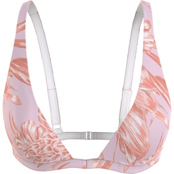 Tommy Hilfiger Triangle Fixed RP Bikini Top Rosa Small Dame Tommy Hilfiger Triangle Fixed RP Bikini Top Rosa Small Dame