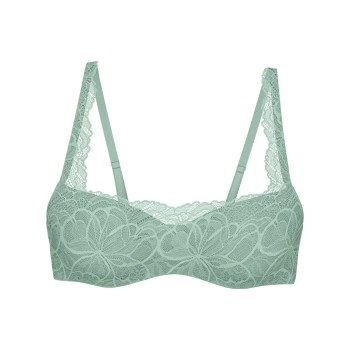 Triumph BH Body Make-Up Illusion Lace Balconette Lysegrøn B 70 Dame Triumph BH Body Make-Up Illusion Lace Balconette Lysegrøn B 70 Dame
