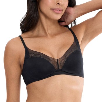Triumph BH Breathe and Lift Smart N EX Sort Fit Smart 4 Dame Triumph BH Breathe and Lift Smart N EX Sort Fit Smart 4 Dame