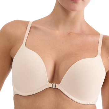 Triumph BH Pure Micro Push Up Bra With Front Closure Beige A 70 Dame Triumph BH Pure Micro Push Up Bra With Front Closure Beige A 70 Dame