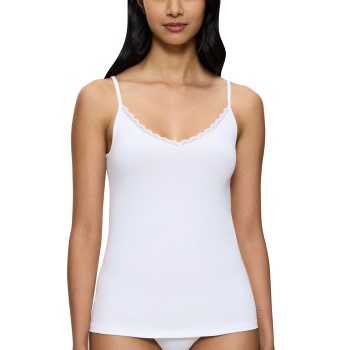 Triumph Feel Of Cotton Spaghetti Top Hvid bomuld 38 Dame Triumph Feel Of Cotton Spaghetti Top Hvid bomuld 38 Dame