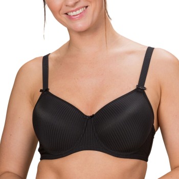 Trofe Sanna Underwire Stripe Bra BH Sort B 70 Dame Trofe Sanna Underwire Stripe Bra BH Sort B 70 Dame