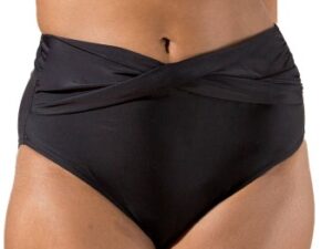 Trofe Solid C-Cut Twist Brief Sort 38 Dame