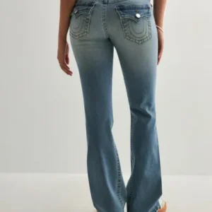 True Religion - Blå - Joey Low Rise Flare FLAP_