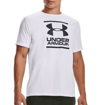 Under Armour 2P GL Foundation SS T Hvid Medium Herre Under Armour 2P GL Foundation SS T Hvid Medium Herre