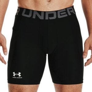 Under Armour 2P HeatGear Mid Compression Shorts Sort Small Herre