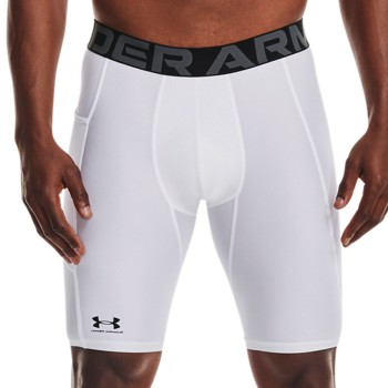 Under Armour Long Compression Shorts Hvid Small Herre Under Armour Long Compression Shorts Hvid Small Herre
