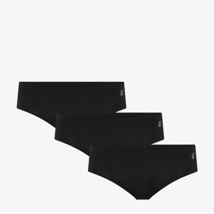 Urban Quest Bamboo Bikini Brief 3-Pack Sort L - Komfortabelt undertøj til aktiv livsstil Urban Quest Bamboo Bikini Brief 3-Pack Sort L - Komfortabelt undertøj til aktiv livsstil