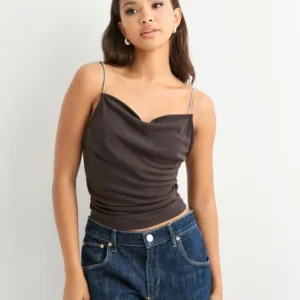 Vero Moda - Brun - Vmnavina Singlet Short Top Jrs Ga