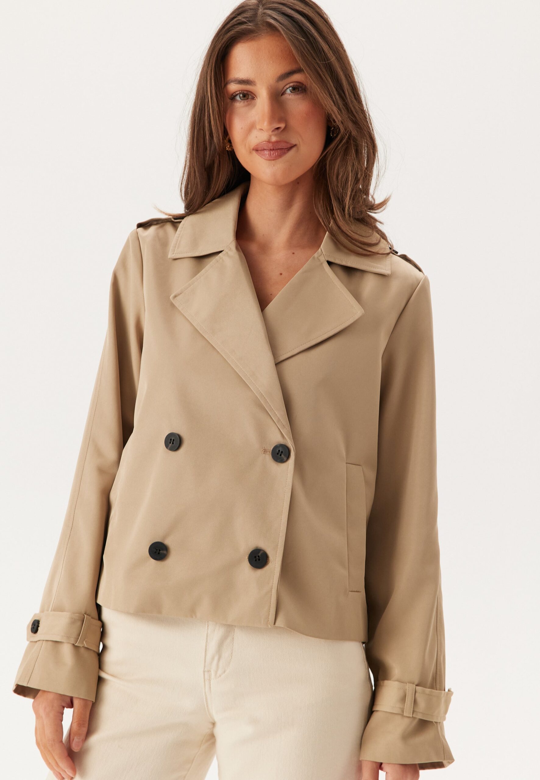 Viaddison L/S SHORT TRENCHCOAT Viaddison L/S SHORT TRENCHCOAT