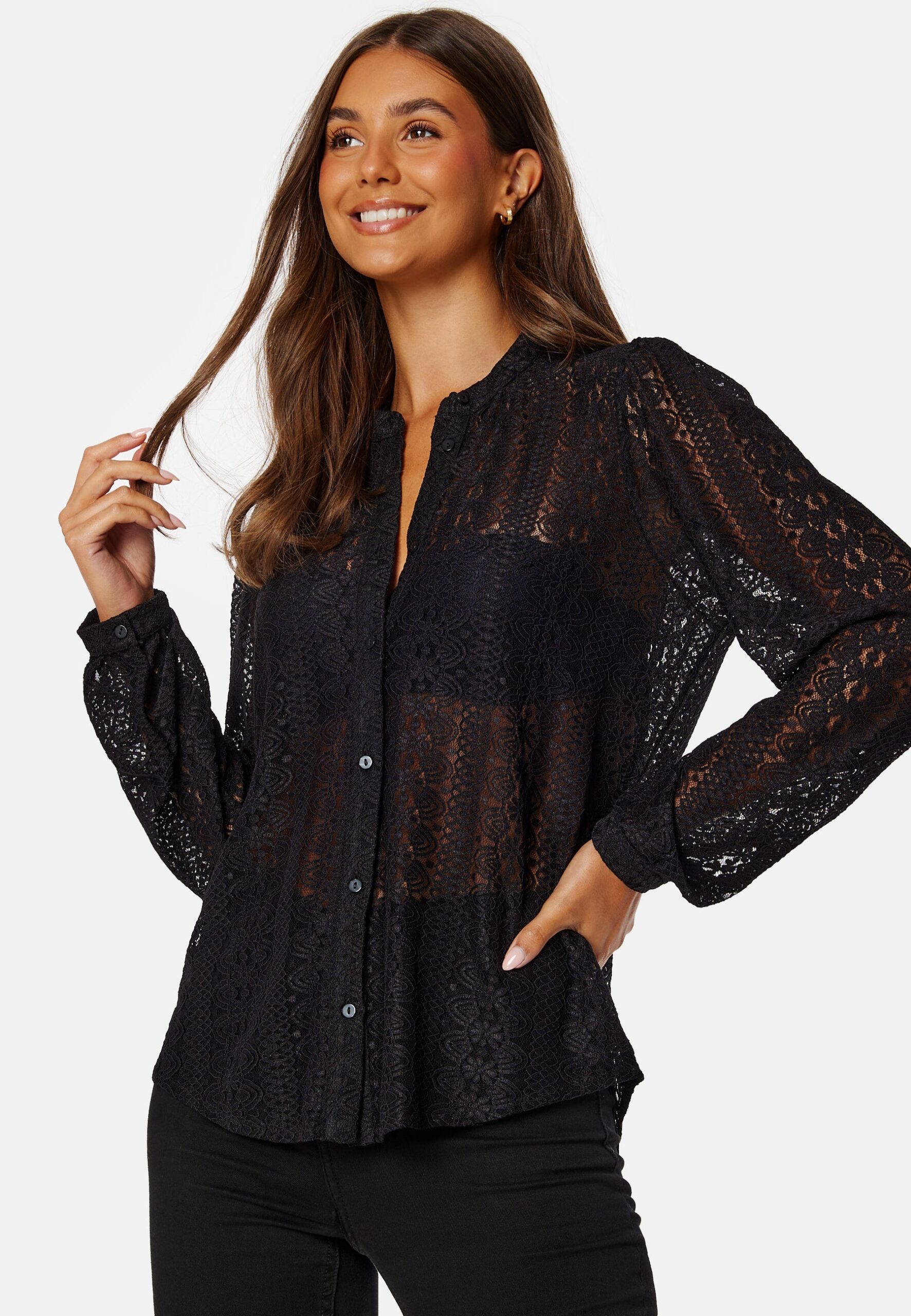 Vichikka Lace L/S Shirt Vichikka Lace L/S Shirt