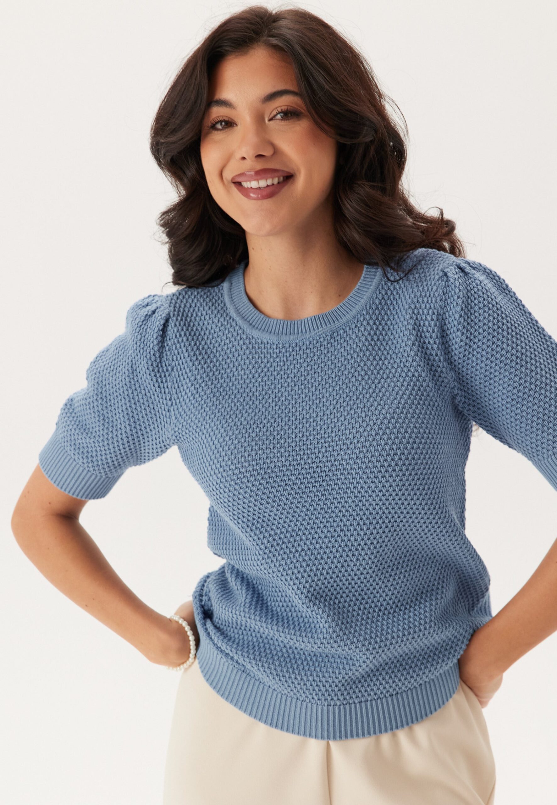 Vidalo O-Neck S/S knit top Vidalo O-Neck S/S knit top